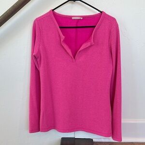 Zenana Outfitters Fuchsia Long Sleeve Tee